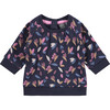 Sweatshirt, Floral Print - Sweatshirts - 1 - thumbnail