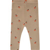 Legging,  Olive Tangerine Print - Leggings - 2