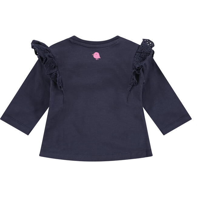 Long Sleeve Tee Shirt, Navy - T-Shirts - 2