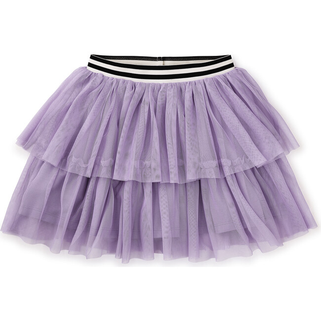 Tiered Tulle Skirt, Sheer Lilac