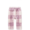 Teddy Fleece Baby Pants, Buffalo Plaid - Pants - 1 - thumbnail