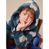 Teddy Fleece Bunny Ears Hoodie, Buffalo Plaid - Jackets - 2
