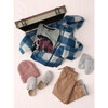 Teddy Fleece Bunny Ears Hoodie, Buffalo Plaid - Jackets - 3