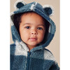 Teddy Fleece Bear Ears Jacket, Buffalo Plaid - Sweatshirts - 3