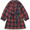 Women's Tunic Dress, Matsuri Plaid In Red - Dresses - 1 - thumbnail