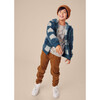 Teddy Fleece Bunny Ears Hoodie, Buffalo Plaid - Jackets - 5
