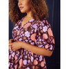Women's Wrap Dress, Fleurs De France - Dresses - 3