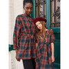 Women's Tunic Dress, Matsuri Plaid In Red - Dresses - 3