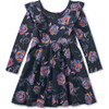 Ruffle Shoulder Ballet Dress, Hanetsuki Camellia - Dresses - 2