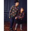 Ruffle Plaid Woven Top, Matsuri Plaid In Red - Shirts - 6