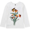 Papillon Double Sided Tee, Chalk - T-Shirts - 1 - thumbnail