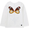 Papillon Double Sided Tee, Chalk - T-Shirts - 2