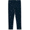 Printed Leggings, Metallic Stars - Leggings - 2