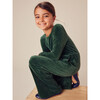 Just for Kicks Velour Jumpsuit, Pineneedle - Rompers - 2