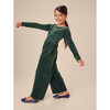 Just for Kicks Velour Jumpsuit, Pineneedle - Rompers - 3