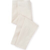 Metallic Stripe Leggings, Chalk - Leggings - 3