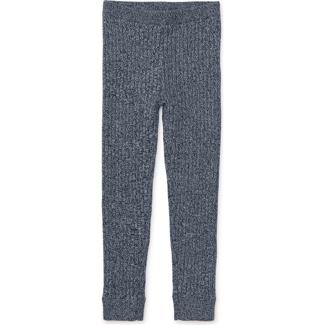 Marled Sweater Leggings, Indigo - Leggings - 2