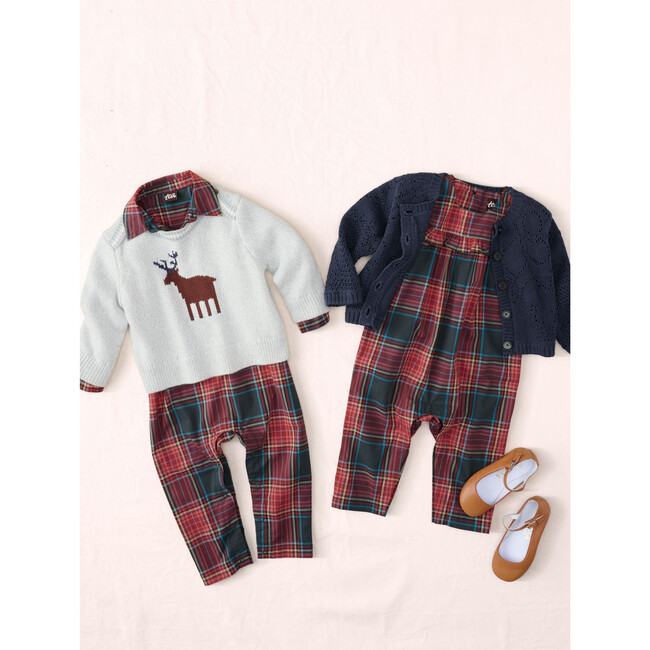 Moose Baby Sweater, Chalk - Sweaters - 5