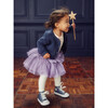 Metallic Stripe Leggings, Chalk - Leggings - 7