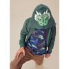 Long Sleeve Printed Pocket Tee, Watercolor Dinosaurs - T-Shirts - 4