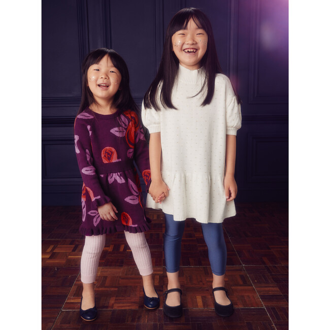 French Rose Sweater Dress, Dark French Rose - Dresses - 4