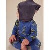 Long Sleeve Pocket Baby Romper, Wooly Mammoth Stamp - Rompers - 4
