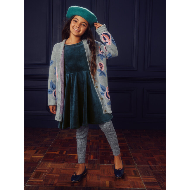French Rose Long Cardigan, Light French Rose - Cardigans - 6