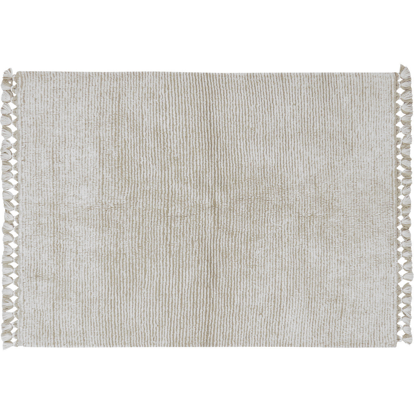 Koa Large Rectangular Woolable Rug, Sandstone - Rugs - 1