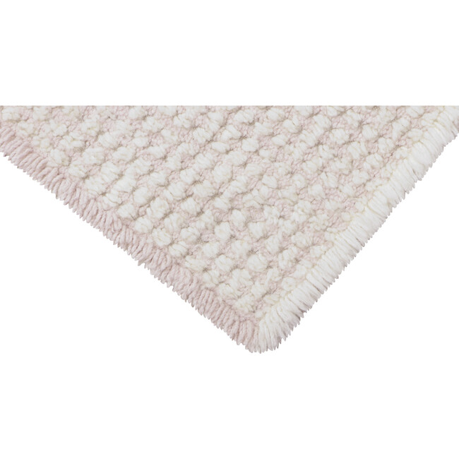 Kaia Tri-Color Woolable Rug, Sheep White, Pink Bloom & Sandstone - Rugs - 2