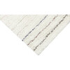 Aron Large Rectangular Woolable Rug With Tri-Color Tassels, White - Rugs - 2