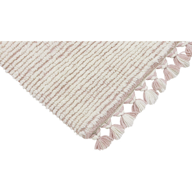 Koa Large Rectangular Woolable Rug, Pale Blush - Rugs - 2