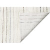 Aron Large Rectangular Woolable Rug With Tri-Color Tassels, White - Rugs - 3