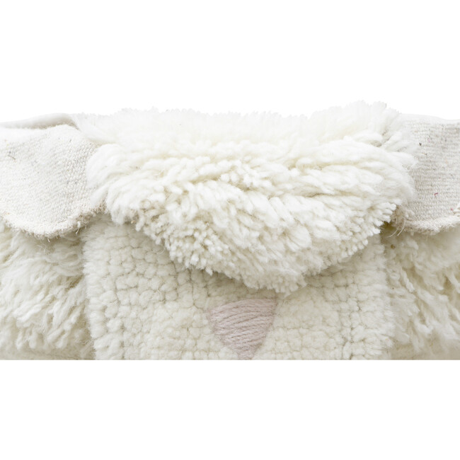 Pink Nose Sheep Woolable Basket, Sandstone & Sheep White - Rugs - 3