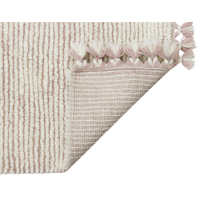 Koa Large Rectangular Woolable Rug, Pale Blush - Rugs - 3