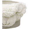 Pink Nose Sheep Woolable Basket, Sandstone & Sheep White - Rugs - 4