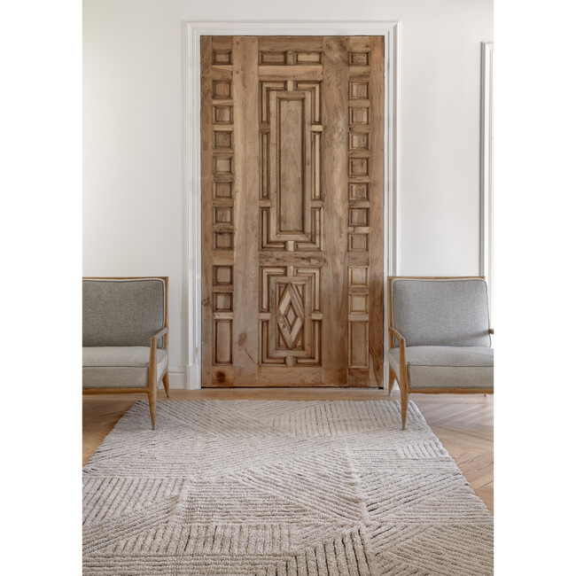 Golden Coffee Woolable Rug, Champagne & Dark Brown - Rugs - 2