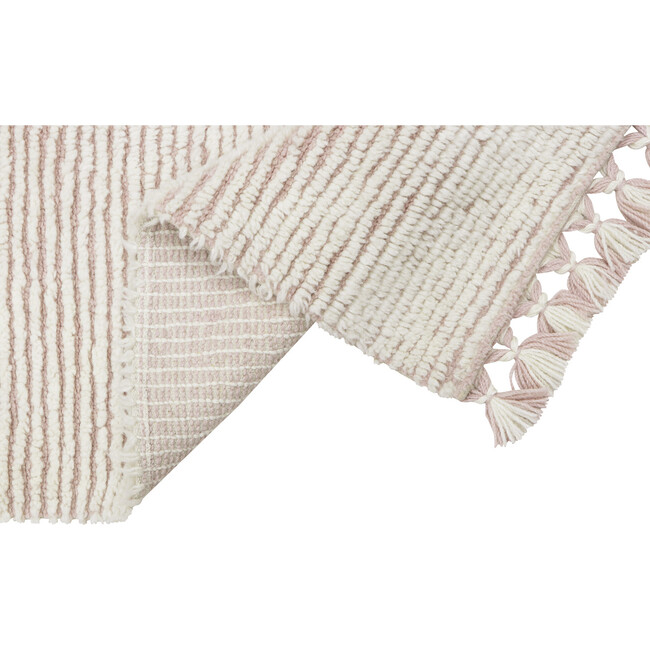 Koa Small Rectangular Woolable Rug, Pale Blush - Rugs - 5