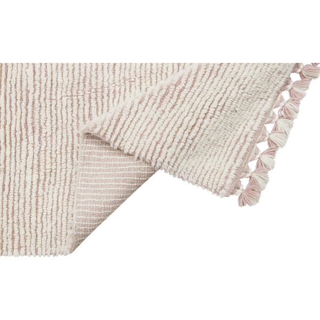 Koa Large Rectangular Woolable Rug, Pale Blush - Rugs - 4