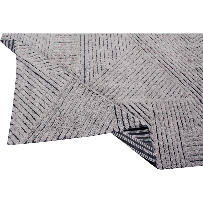 Black Chia Woolable Rug, Silver Gray & Charcoal - Rugs - 3