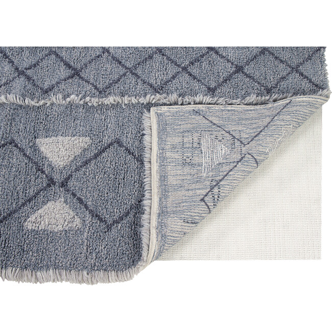 Lakota Night Medium Rectangular Woolable Rug, Grey - Rugs - 5