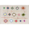 Kaarol Rectangular Washable Rug, Natural & Multicolors - Rugs - 1 - thumbnail