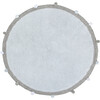 Bubbly Round Rug With Pom Poms, Soft Blue & Grey - Rugs - 1 - thumbnail