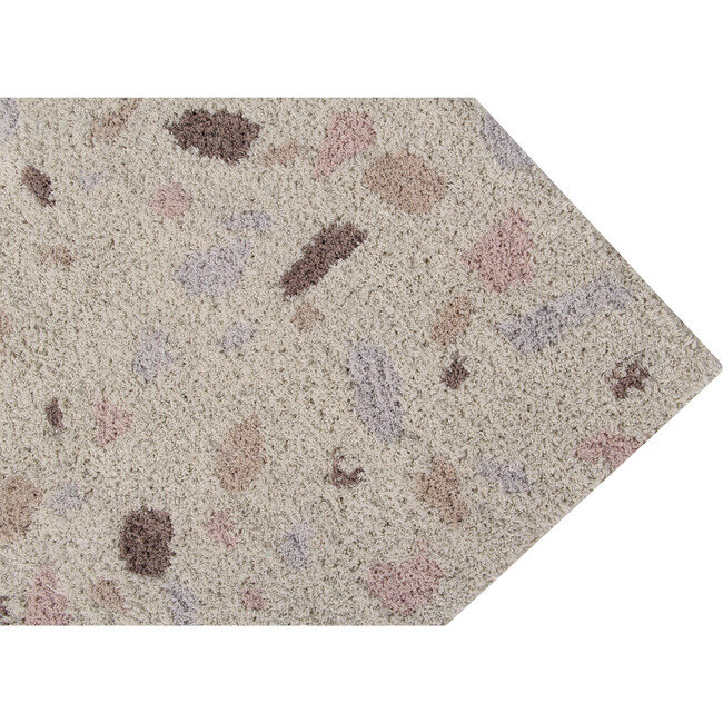 Terrazzo Rectangular Washable Rug, Moonstone - Rugs - 3