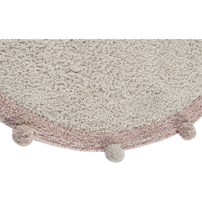 Bubbly Round Washable Rug, Natural & Vintage Nude - Rugs - 3