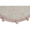 Bubbly Round Washable Rug, Natural & Vintage Nude - Rugs - 3