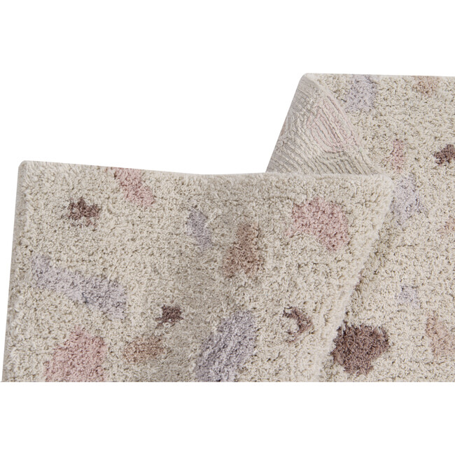 Terrazzo Rectangular Washable Rug, Moonstone - Rugs - 4