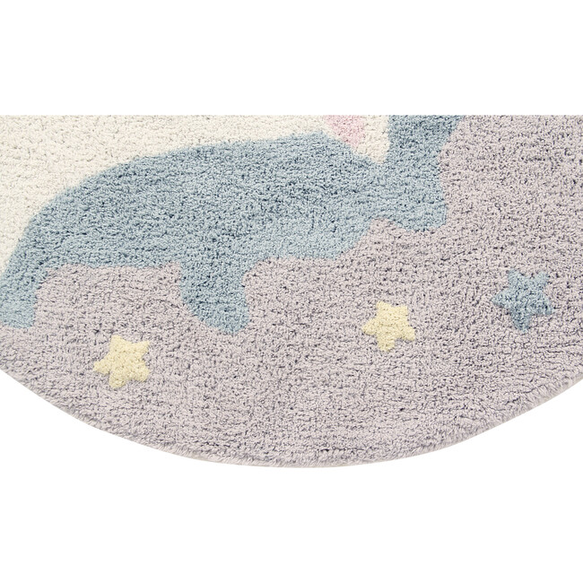 Believe In Yourself Tufted Round Rug, Ivory & Pink - Rugs - 4