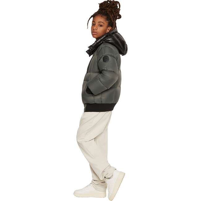 125th Street Bomber Jacket, Green - Coats - 3
