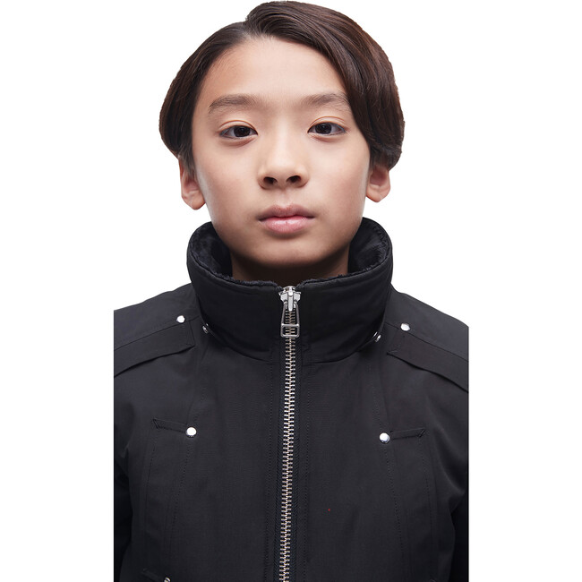 Unisex Bomber Jacket, Black - Coats - 3