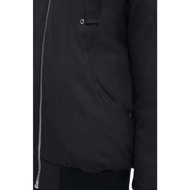 Unisex Bomber Jacket, Black - Coats - 4